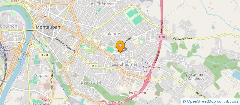 localisation de l'entreprise LMNP MARTIN-TAPIOLAS  MONTAUBAN