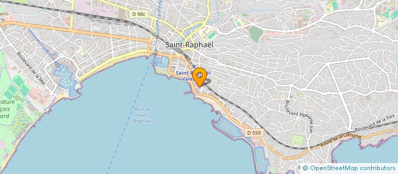 localisation de l'entreprise LMNP MAURENT  SAINT-RAPHAEL