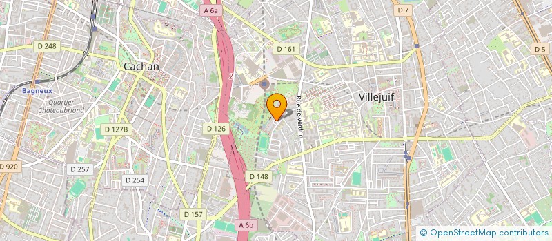 localisation de l'entreprise LMNP MAURIERAS CARTOUX à VILLEJUIF