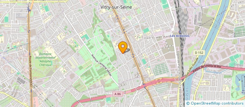 localisation de l'entreprise LMNP MAZLOUM WERNER  VITRY-SUR-SEINE