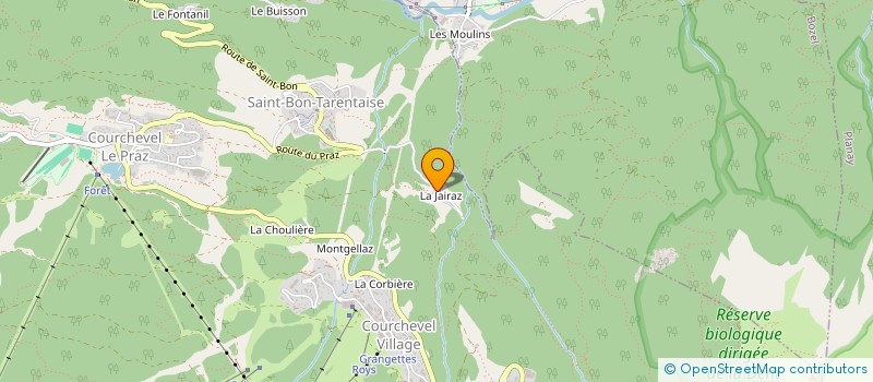 localisation de l'entreprise LMNP MELANIE ET EMILIE WADELLE  COURCHEVEL