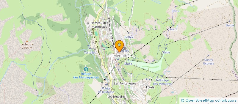 localisation de l'entreprise LMNP MENUIRES  LES BELLEVILLE