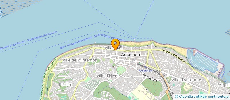 localisation de l'entreprise LMNP MENVIELLE FONMARTY  ARCACHON