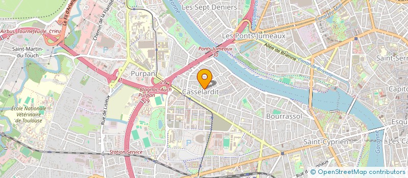 localisation de l'entreprise LMNP MERLIN à TOULOUSE