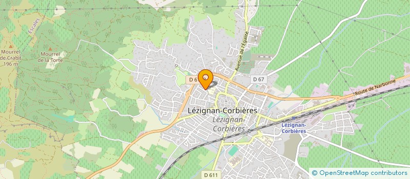 localisation de l'entreprise LMNP MERLOS MARTIN  ORNAISONS