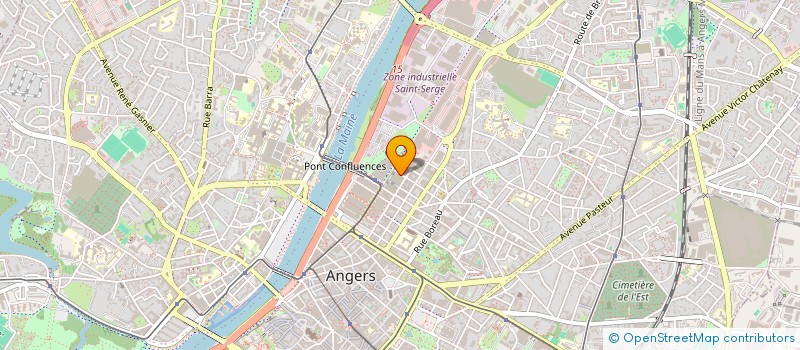 localisation de l'entreprise LMNP METAMORPHOSE à ANGERS