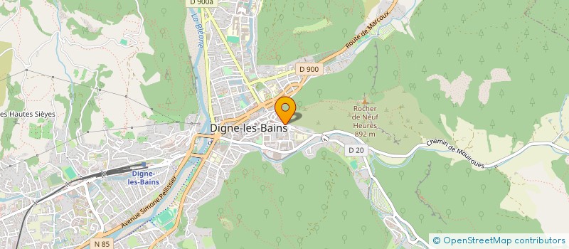 localisation de l'entreprise LMNP MEYNIER MAZZINI à DIGNE-LES-BAINS