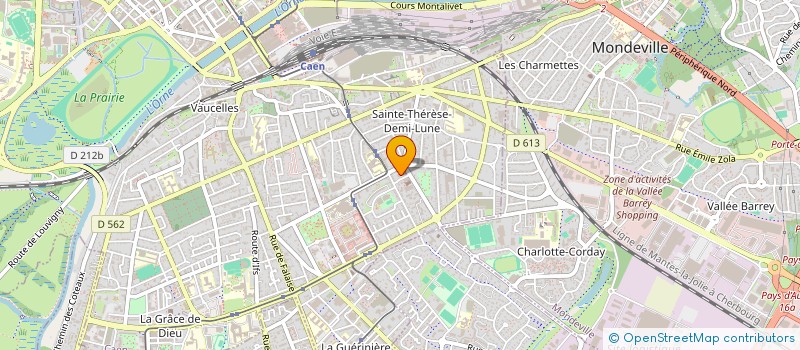 localisation de l'entreprise LMNP MFG SOULIE à CAEN