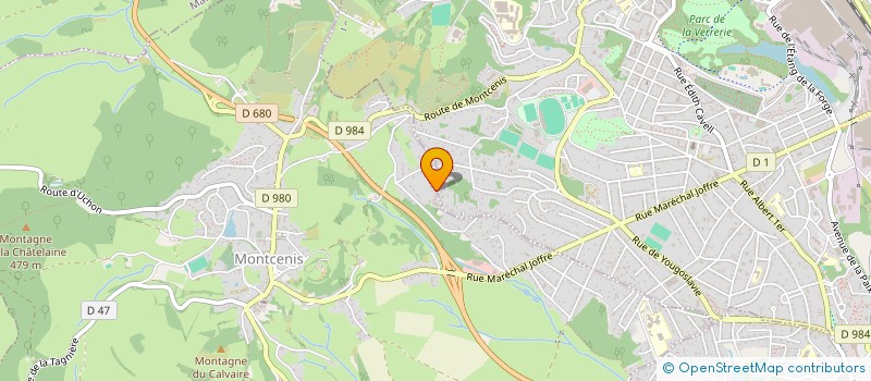 localisation de l'entreprise LMNP MILLOT COLIN  MONTCENIS