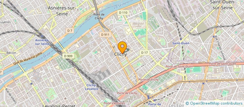 localisation de l'entreprise LMNP MILTGEN à CLICHY