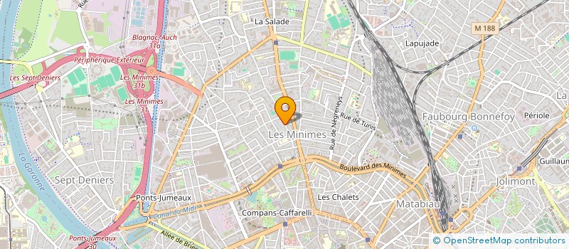 localisation de l'entreprise LMNP MINIMES à TOULOUSE