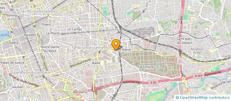 localisation de l'entreprise LMNP MIRGALET à MARSEILLE