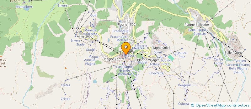 localisation de l'entreprise LMNP MME MARIE-LAURE SANCHEZ BRECHOT ET M CHRISTIAN BRECHOT  LA PLAGNE TARENTAISE