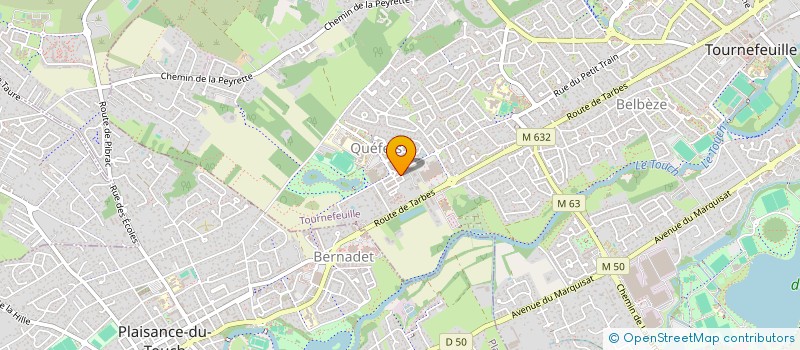 localisation de l'entreprise LMNP MOLIERES-CASTEL  TOURNEFEUILLE