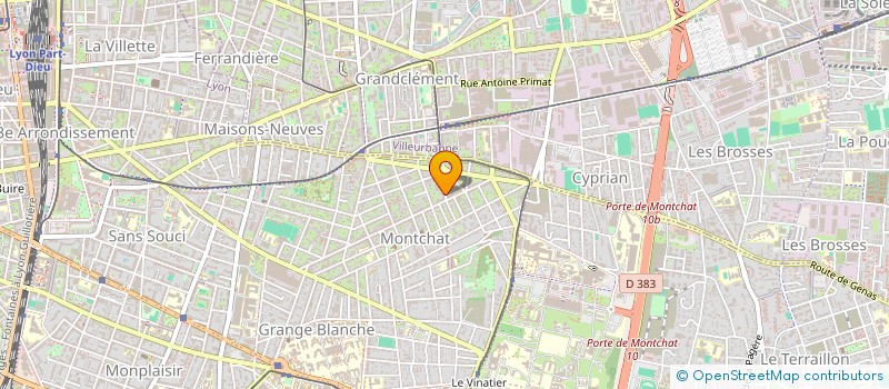 localisation de l'entreprise LMNP MONTCHAT BOUCHARD VIDAL  LYON