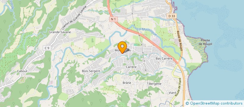 localisation de l'entreprise LMNP MONTEBELLO  PETIT-BOURG