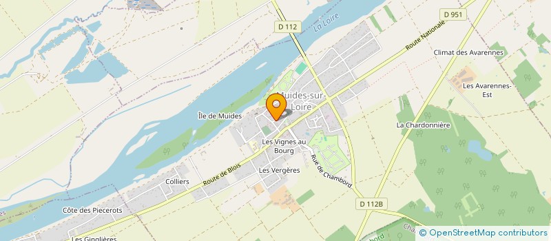 localisation de l'entreprise LMNP MOREAU  MUIDES-SUR-LOIRE