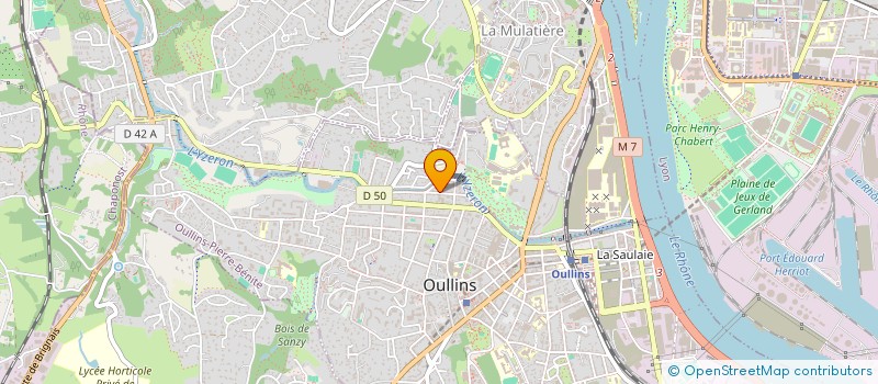 localisation de l'entreprise LMNP MORLE PASCOT à OULLINS-PIERRE-BENITE