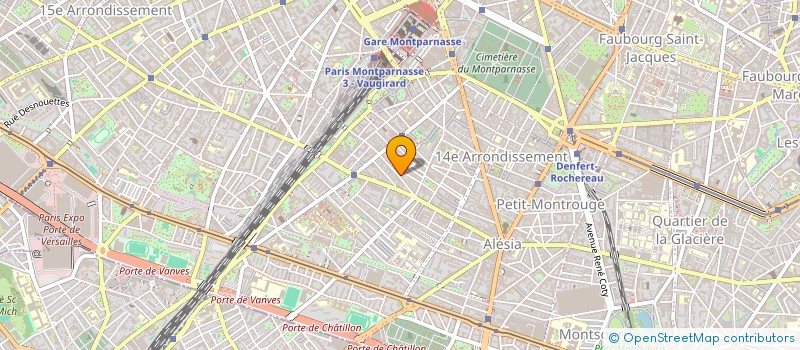 localisation de l'entreprise LMNP MOULIN VERT  PARIS