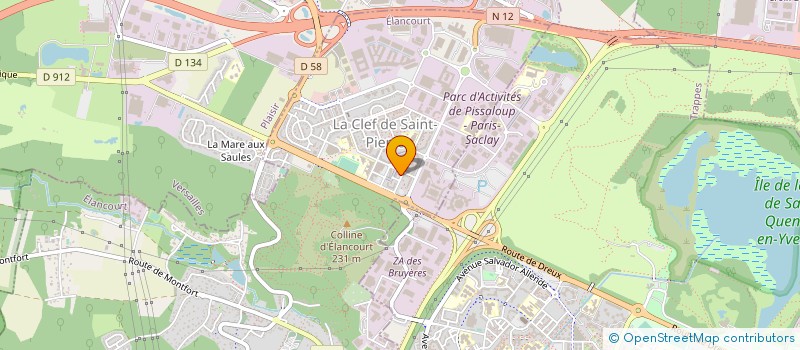 localisation de l'entreprise LMNP MOUVET GUEGOU  ELANCOURT