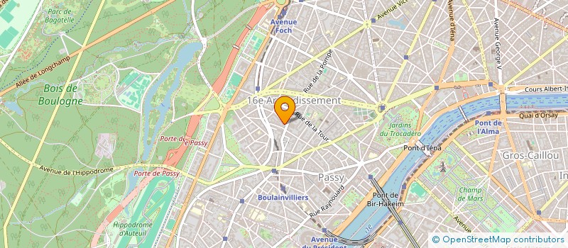 localisation de l'entreprise LMNP MR MME STRAUSS  PARIS