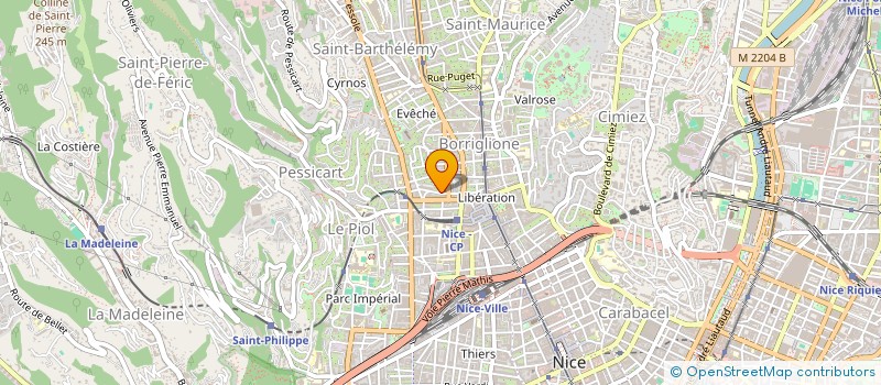 localisation de l'entreprise LMNP MREJEN  NICE