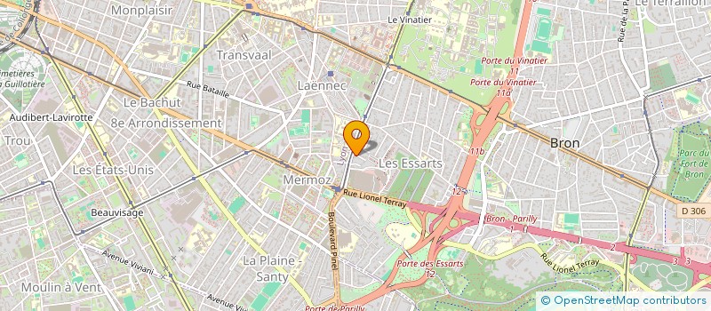 localisation de l'entreprise LMNP NAJ  BRON