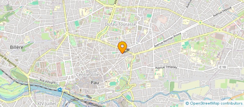 localisation de l'entreprise LMNP NHMP à PAU