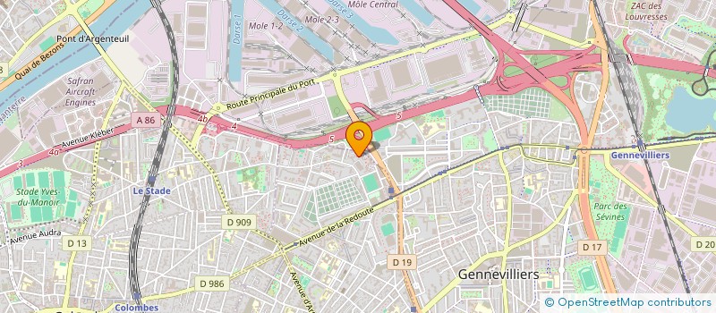 localisation de l'entreprise LMNP NIGRELLI  ASNIERES-SUR-SEINE