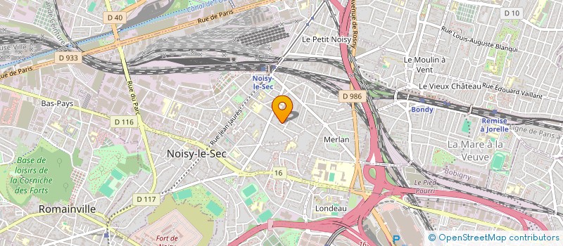 localisation de l'entreprise LMNP NOISY à NOISY-LE-SEC
