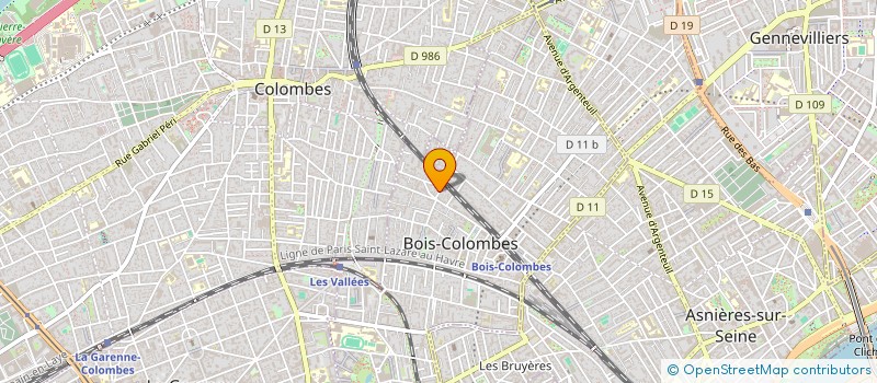 localisation de l'entreprise LMNP OBERKAMPF à BOIS-COLOMBES