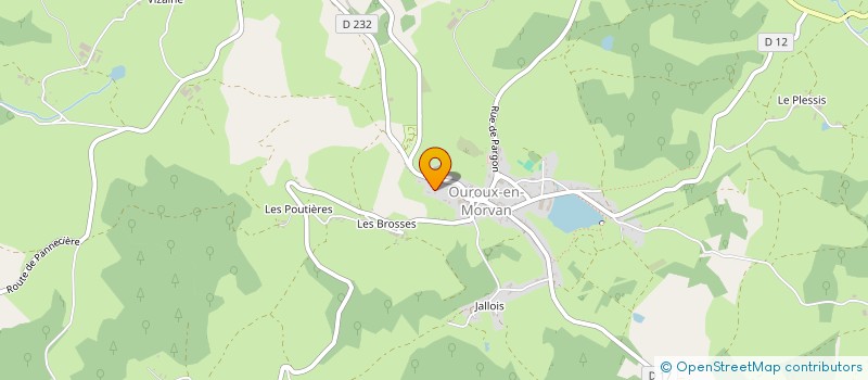 localisation de l'entreprise LMNP ODENT à OUROUX-EN-MORVAN