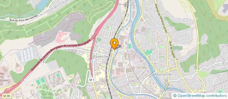 localisation de l'entreprise LMNP ODILLE LEROY  MAXEVILLE