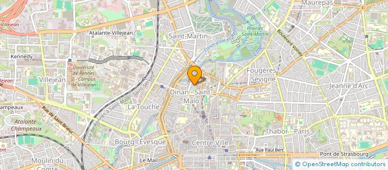 localisation de l'entreprise LMNP OLLIVIER GUICHON  RENNES