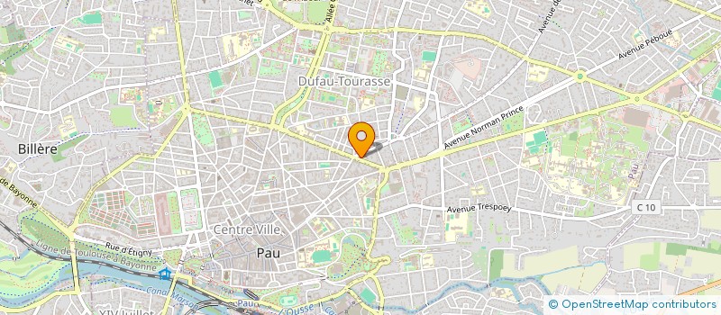 localisation de l'entreprise LMNP ONEILL INDIVISION à PAU