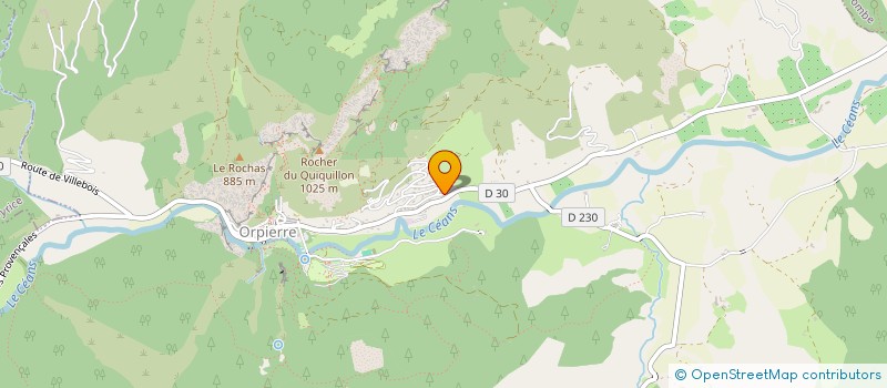 localisation de l'entreprise LMNP ORPIERRE  ORPIERRE