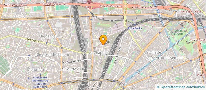 localisation de l'entreprise LMNP OSPINA  PARIS