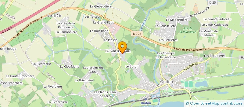 localisation de l'entreprise LMNP OUDON  OUDON