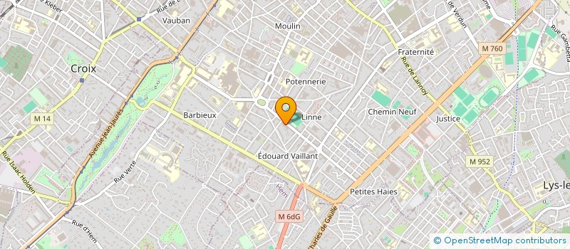 localisation de l'entreprise LMNP PALISSY SI-DEBUISNE  ROUBAIX