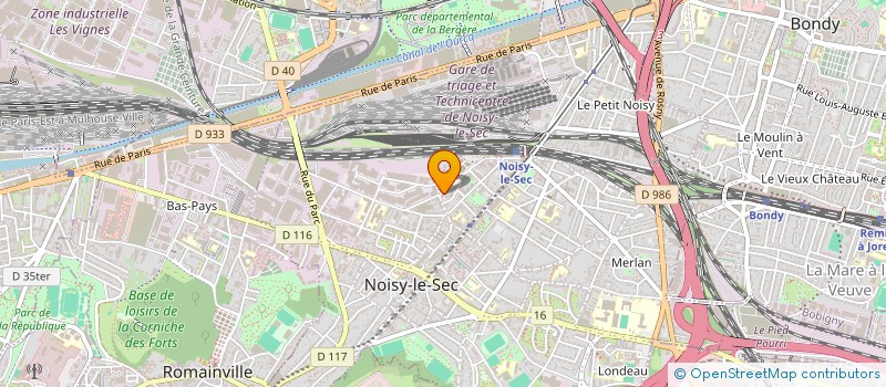 localisation de l'entreprise LMNP PAOLO ANDREASSI ET VALENTINA CENTANARO  NOISY-LE-SEC