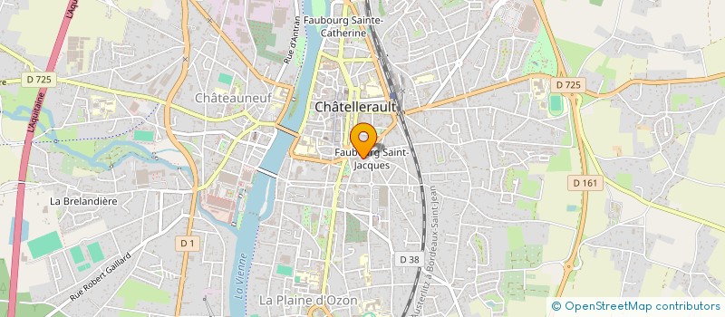 localisation de l'entreprise LMNP PAPIN LERET  CHATELLERAULT