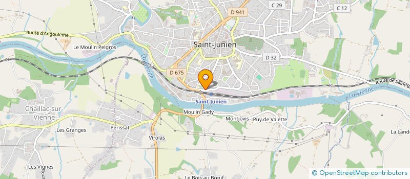 localisation de l'entreprise LMNP PAQUIER DESROCHES  SAINT-JUNIEN