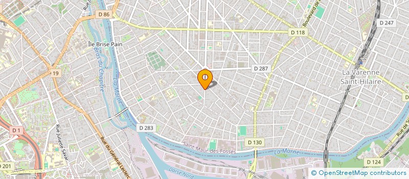 localisation de l'entreprise LMNP PARTHENAY  SAINT-MAUR-DES-FOSSES