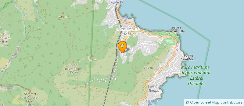 localisation de l'entreprise LMNP PARZI-LECLERCQ  THEOULE-SUR-MER