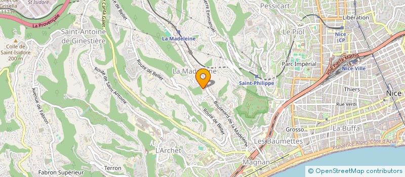 localisation de l'entreprise LMNP PELTIER/TRENDA  NICE