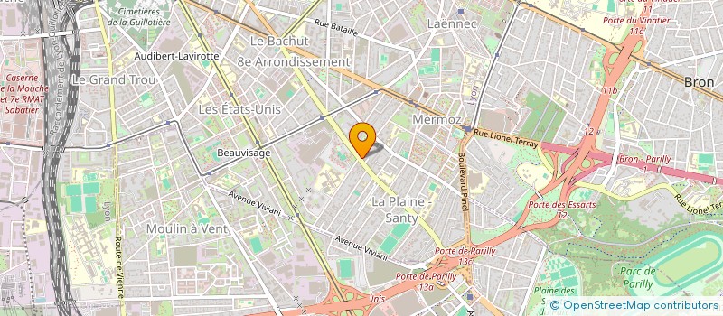 localisation de l'entreprise LMNP PERAUD LYON 8  LYON