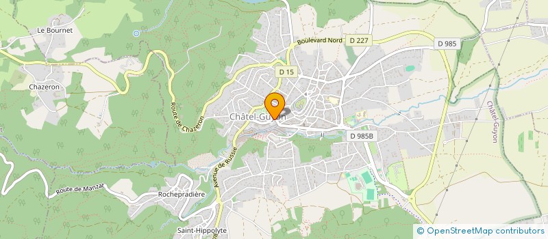 localisation de l'entreprise LMNP PERIN SERRAT  CHATEL-GUYON