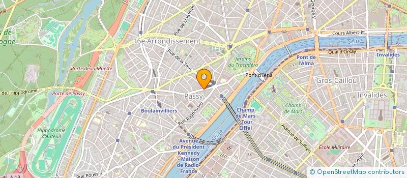 localisation de l'entreprise LMNP PETRI  PARIS