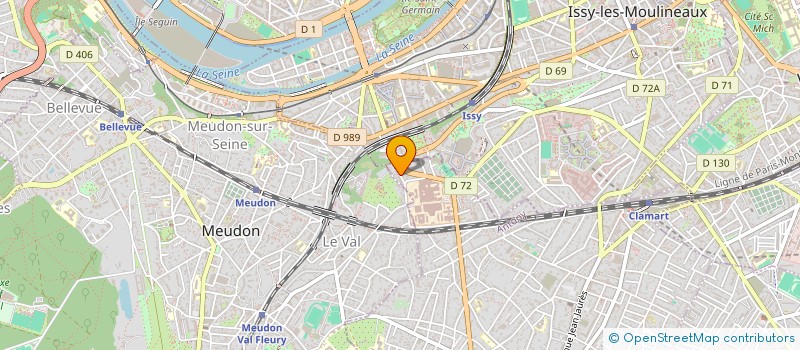 localisation de l'entreprise LMNP PEUDON à CLAMART