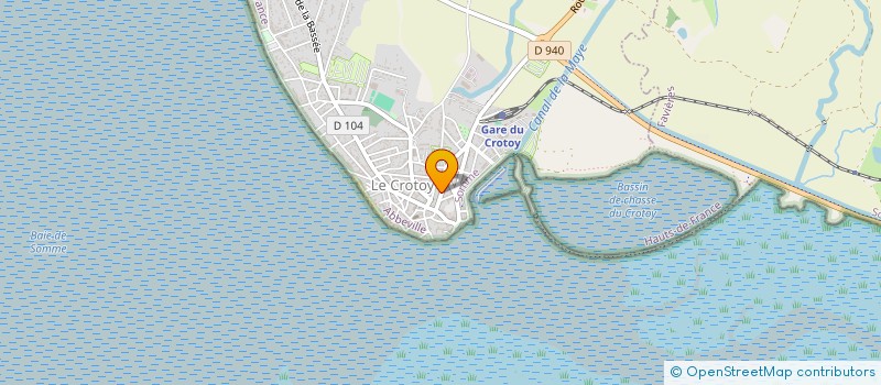 localisation de l'entreprise LMNP PIERRE ET JEAN MIGNON  LE CROTOY